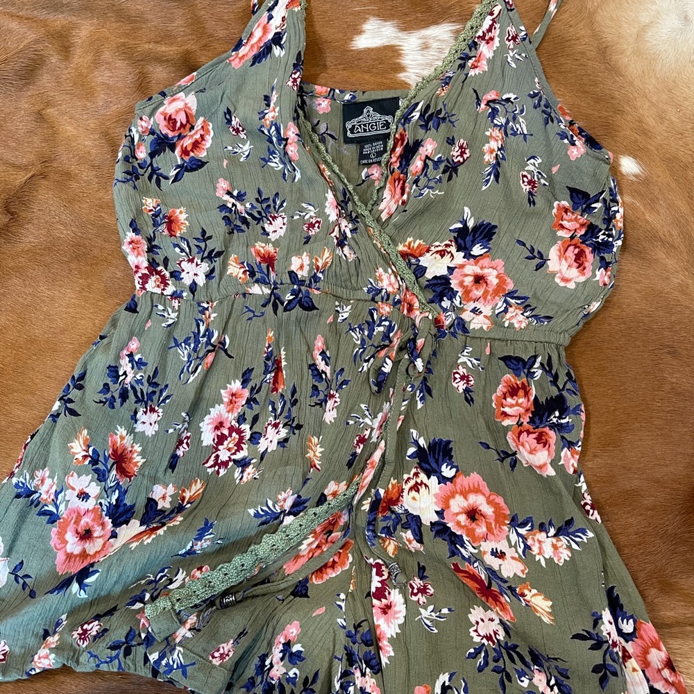 Green Angie Romper